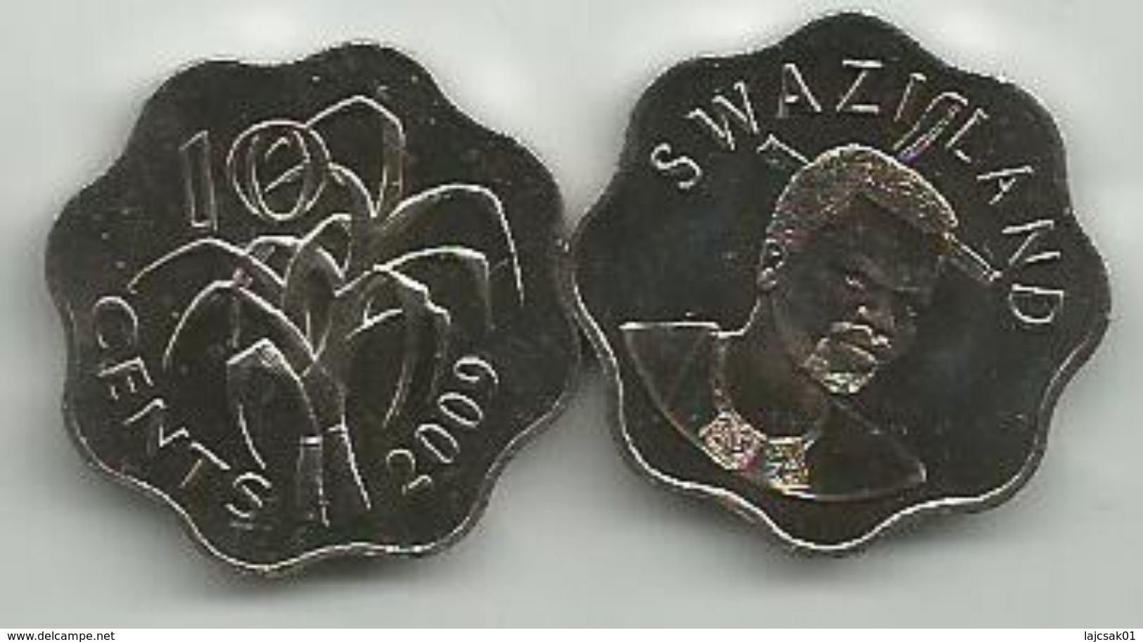 Swaziland 10 Cents 2009. UNC KM#49 - Swasiland