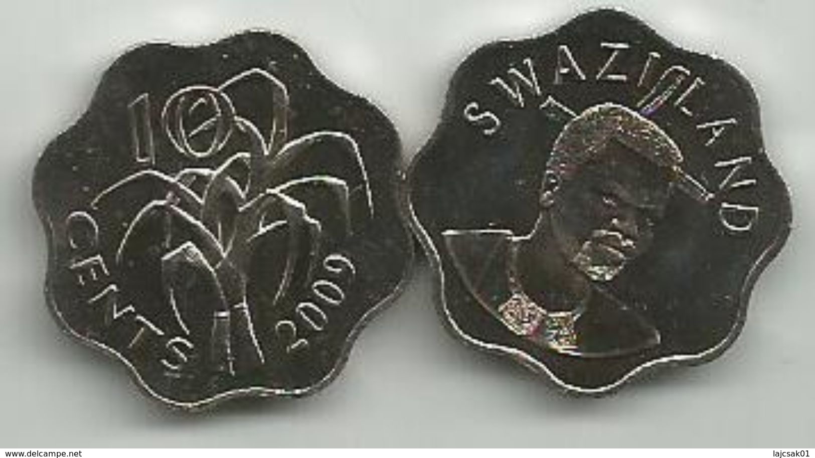 Swaziland 10 Cents 2009. UNC KM#49 - Swazilandia