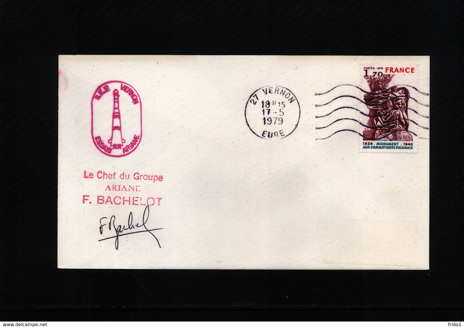 France 1979 Space / Raumfahrt  Ariane Rocket Testing Interesting Letter - Europa