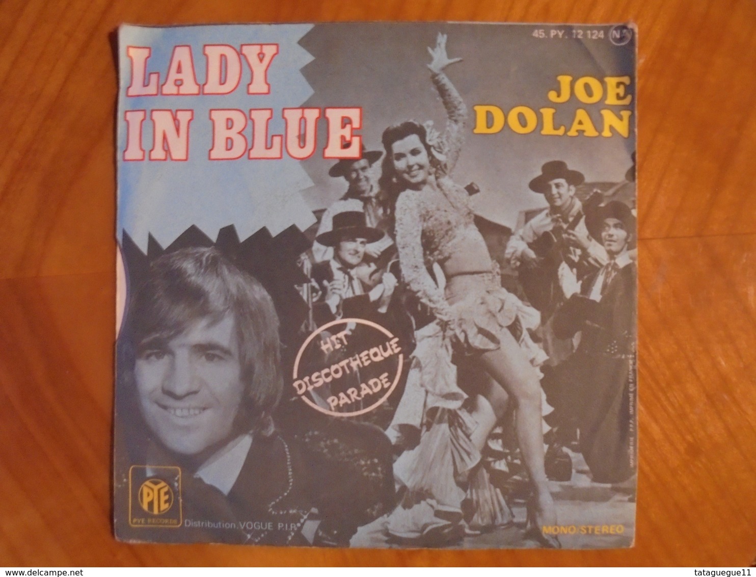 Disque Vinyle 45 T Joe Dolan Lady In Blue 1975 - Country & Folk