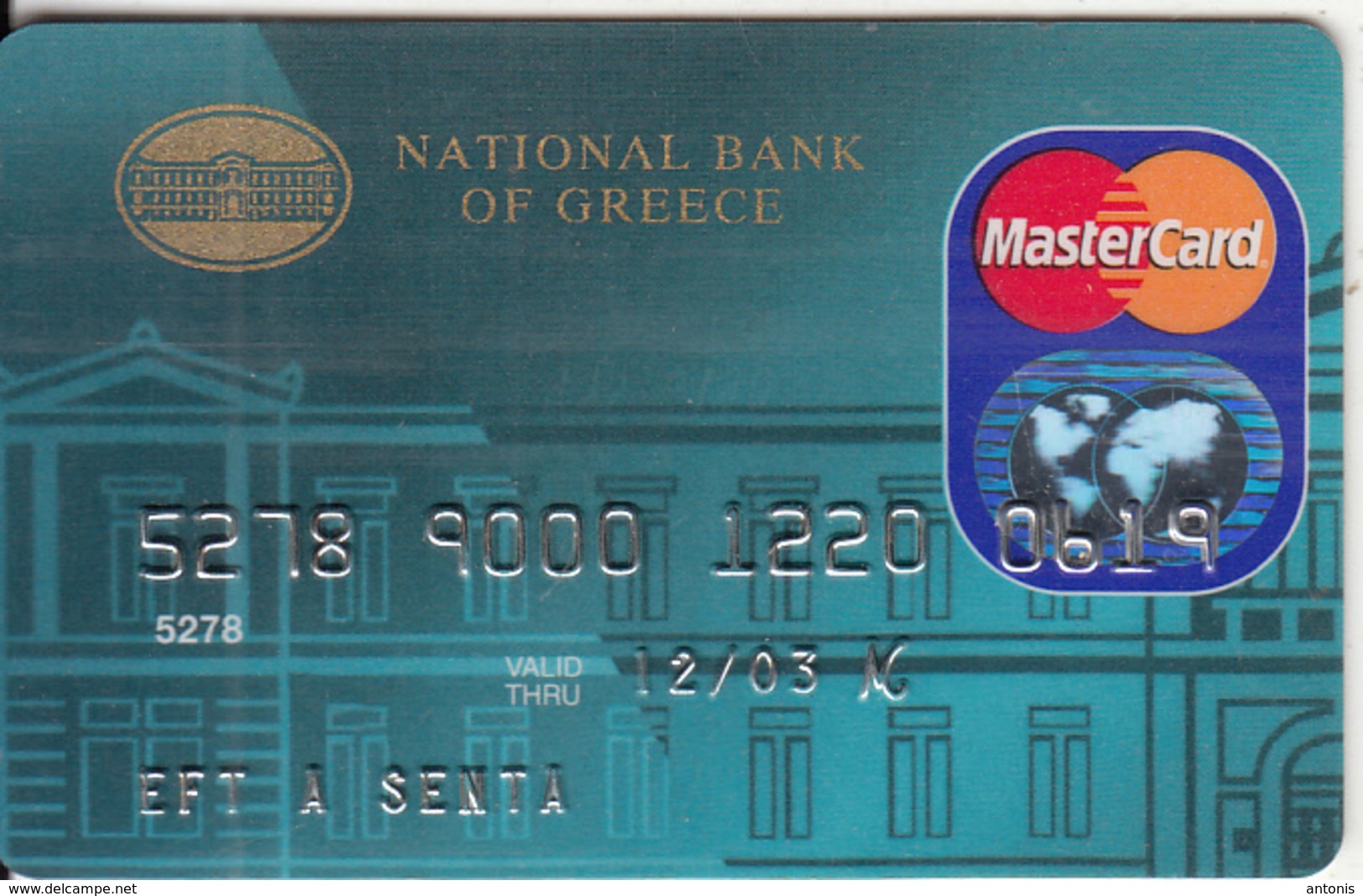 GREECE - National Bank(ICA/Electra), Master Card, 04/02, Used - Geldkarten (Ablauf Min. 10 Jahre)