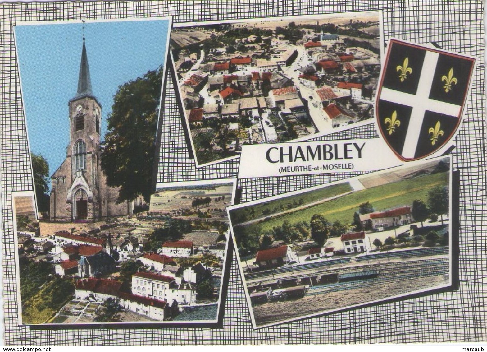 CPSM Grand Format 54 Meurthe Et Moselle - CHAMBLEY - Multivues - Chambley Bussieres