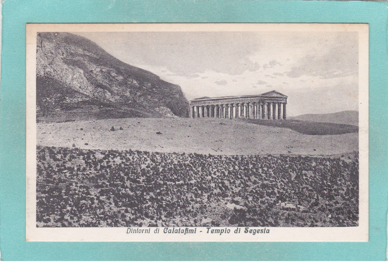 Small Antique Postcard Of Tempio Di Segesta Calatafimi,Sicilia, Italy.V4. - Other & Unclassified