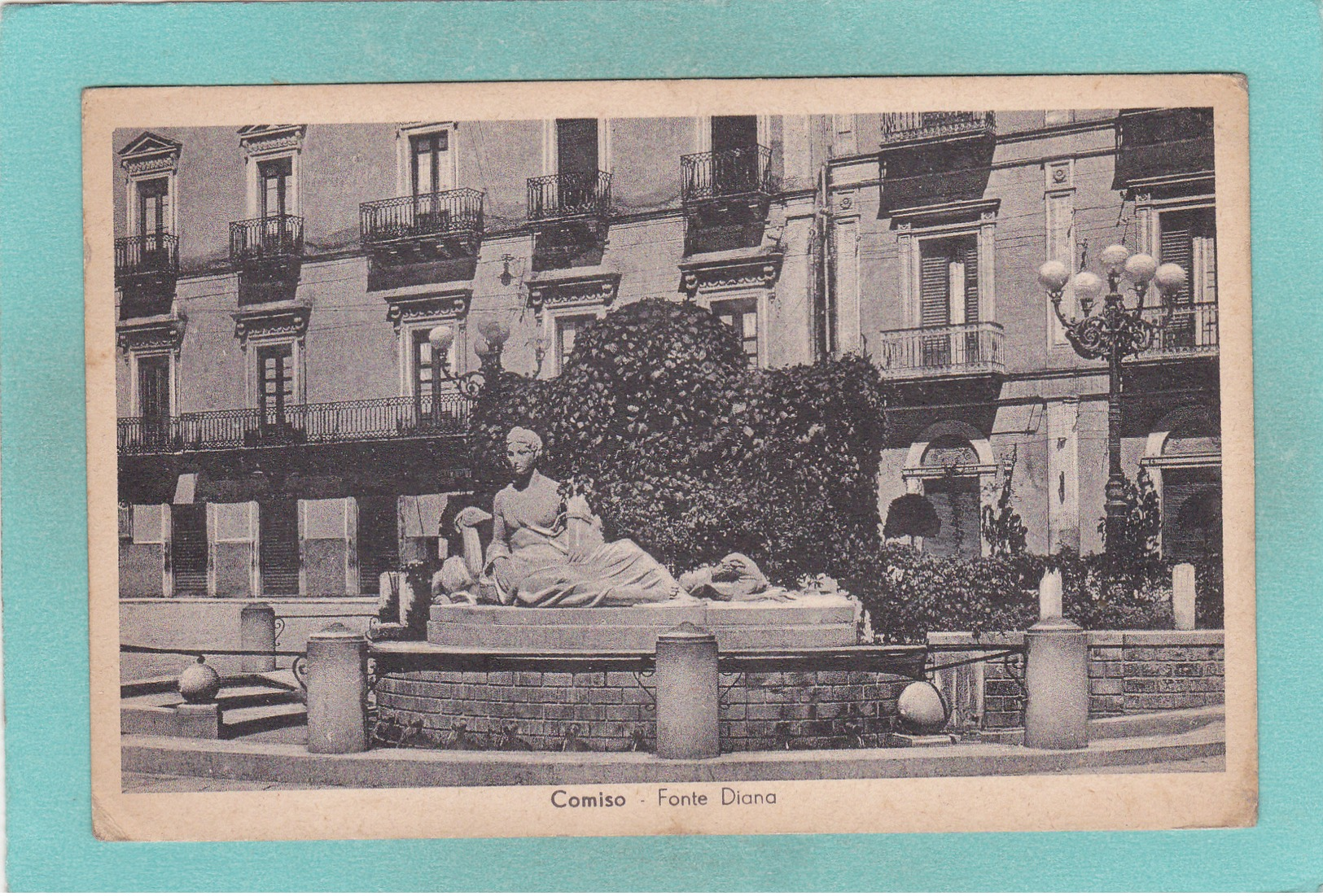 Small Antique Postcard Of Comiso, Sicily, Italy.V20. - Other & Unclassified