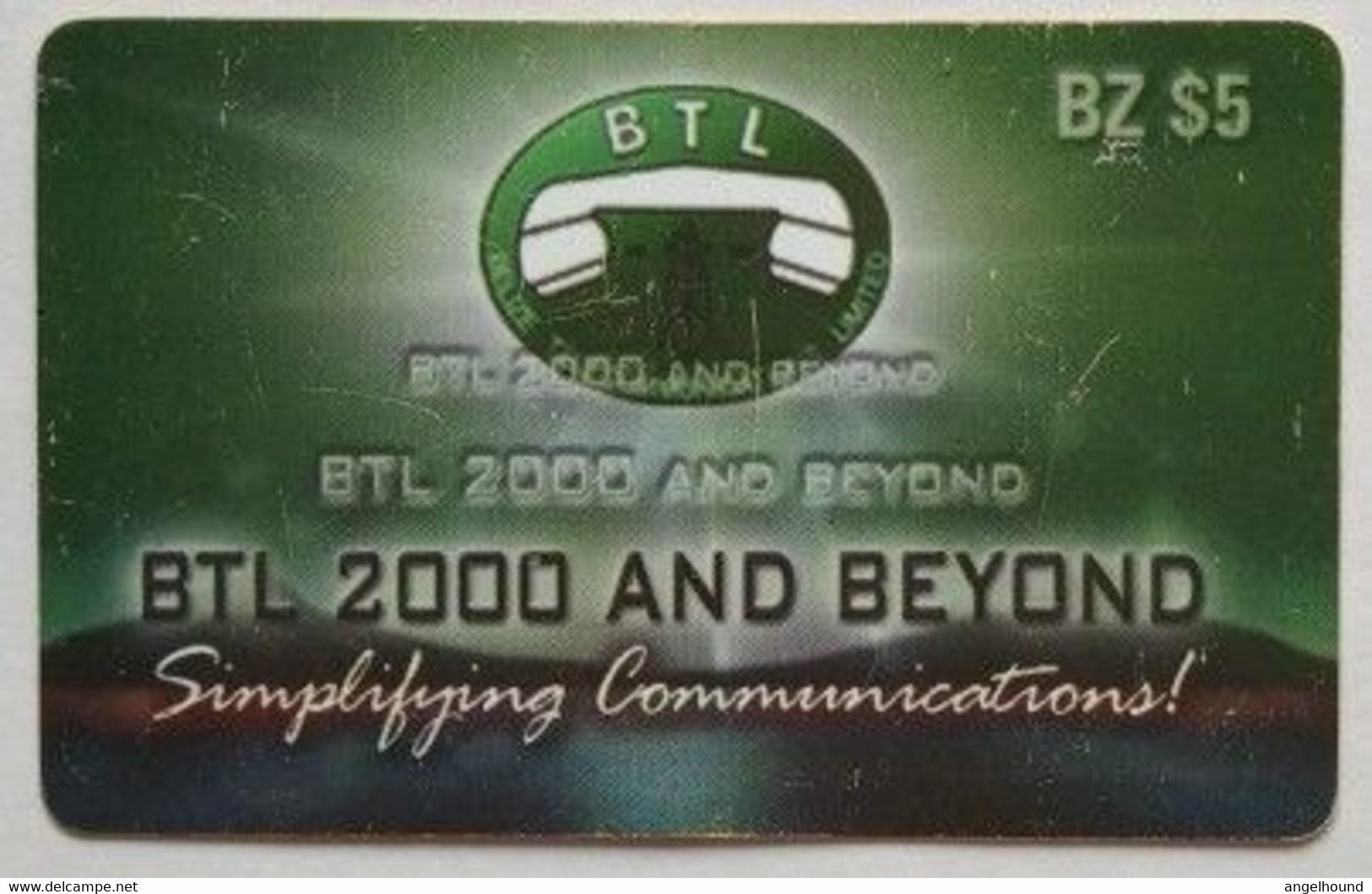 Belize  BTL 2000 And Beyond  Remote $5 - Belice