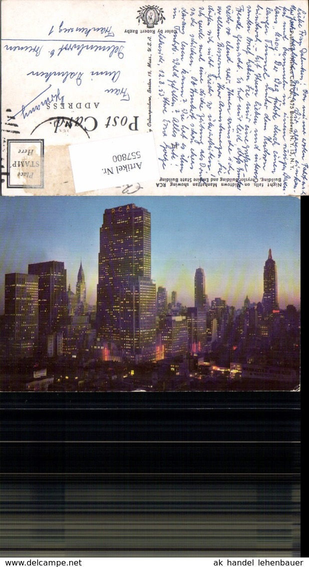 557800,New York City Midtown Manhattan RCA Building - Sonstige & Ohne Zuordnung