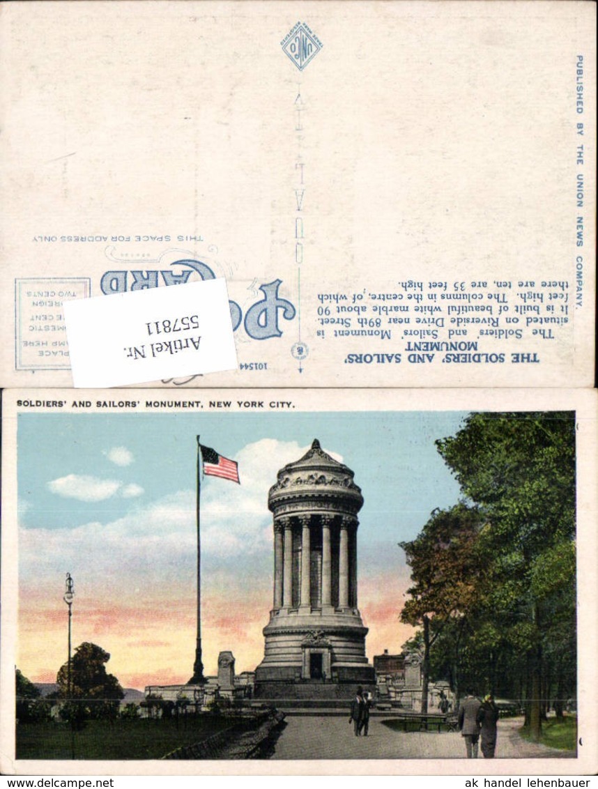 557811,New York City Soldiers And Sailors Monument - Sonstige & Ohne Zuordnung