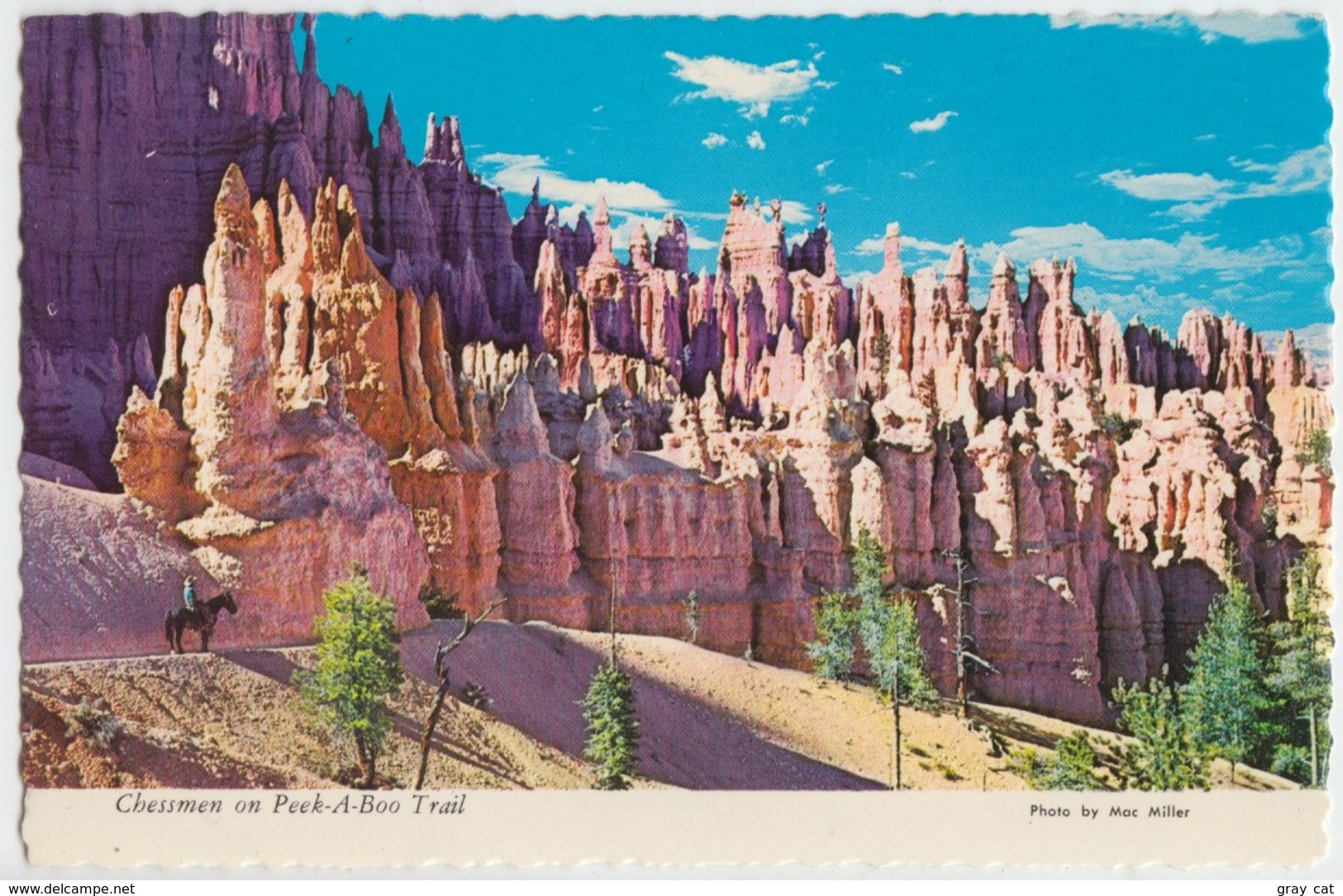 Chessmen On Peek-A-Boo Trail, Bryce Canyon National Park, Utah, Unused Postcard [20855] - Bryce Canyon