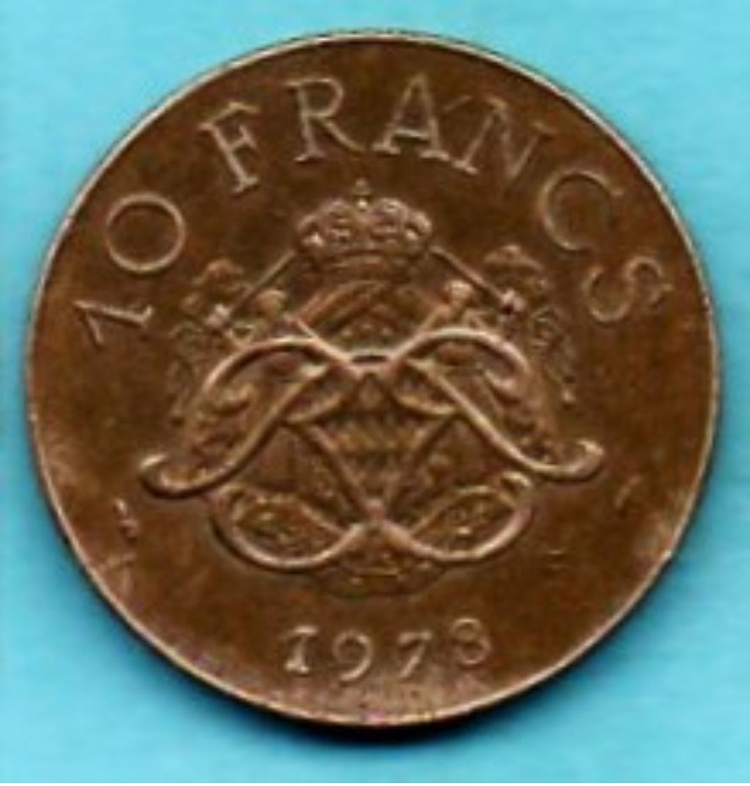 R50/  MONACO  10 Francs 1978 - 1960-2001 Nouveaux Francs