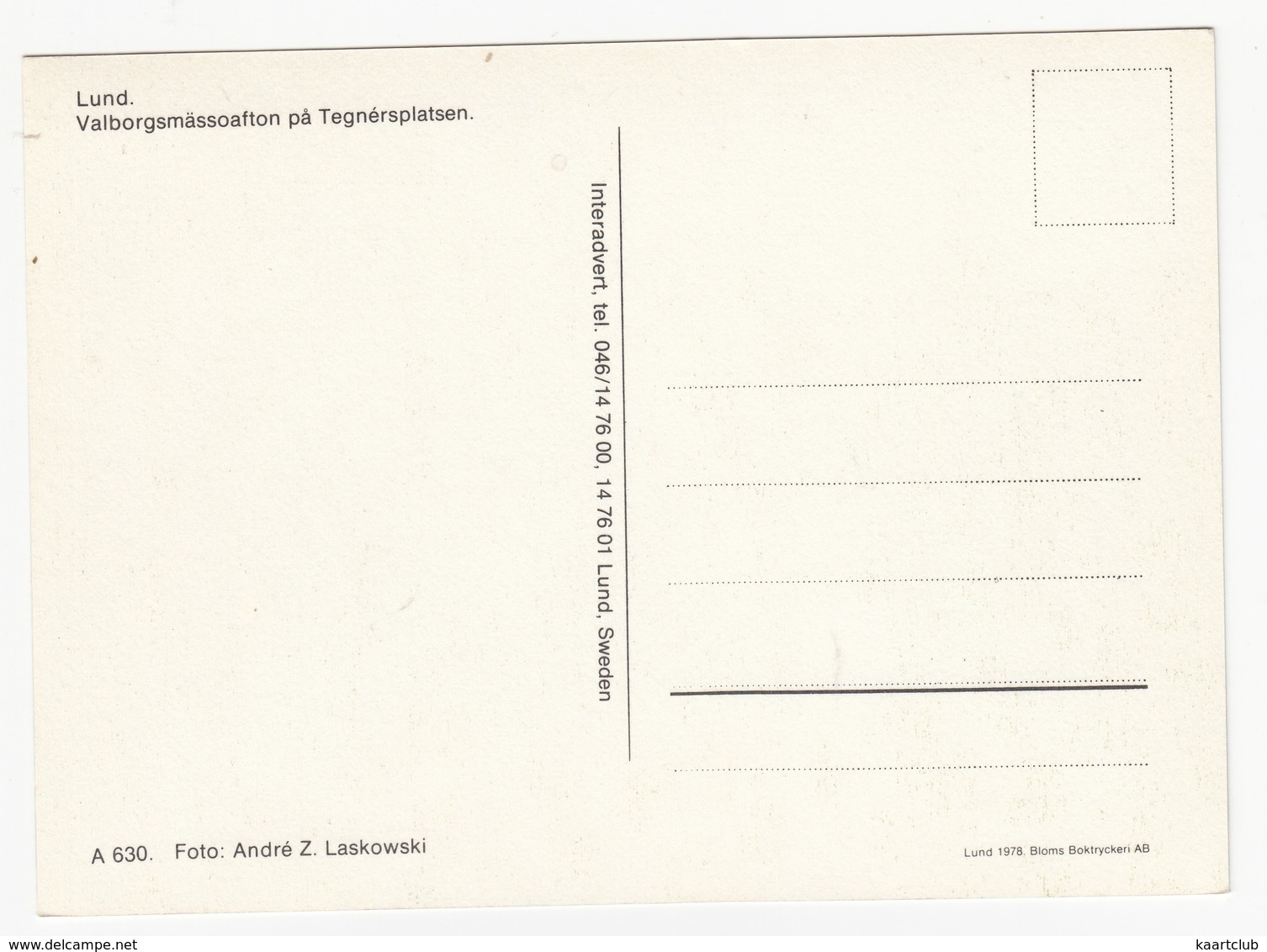 Lund - Valborgsmässoafton (Walpurgis-nacht) Pa Tegnérsplatsen- (Sweden) - Sweden