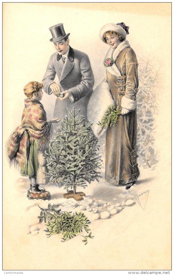 [DC11402] CPA - BELLA CARTOLINA FAMIGLIA MAMMA PAPA' BAMBINO NATALE - PERFETTA - Non Viaggiata - Old Postcard - Non Classificati