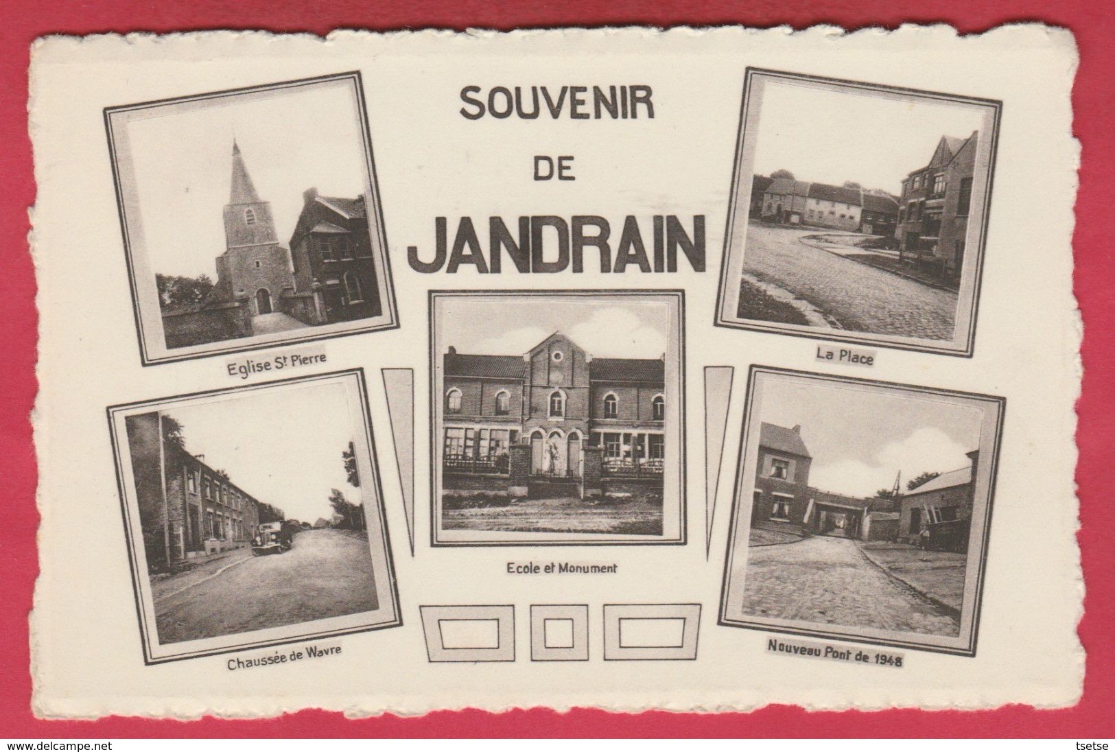 Jandrain - Souvenir De ... 5 Vues - 1954 ( Voir Verso ) - Orp-Jauche