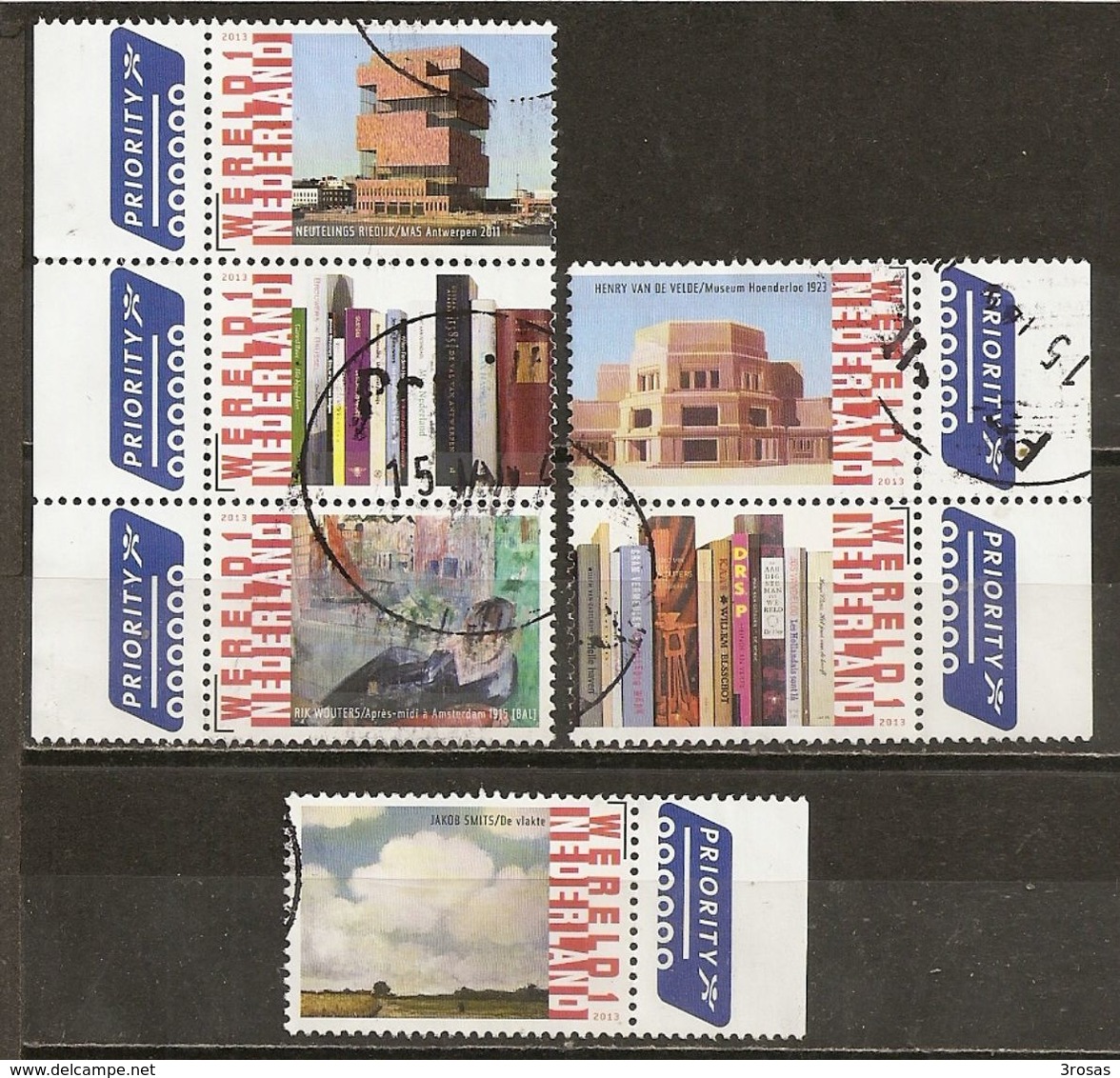 Pays-Bas Netherlands 2013 Nederland Belgie Set Complete Obl - Used Stamps