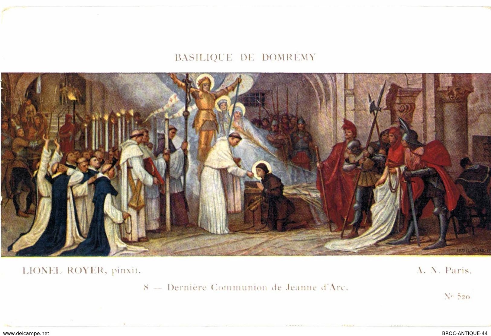 CPA N°18181 - LOT DE 11 CPA DE LA BASILIQUE DE DOMREMY - LIONEL ROYER  - PEINTURES + SOUVENIR DE DOMREMY A JEANNE D' ARC