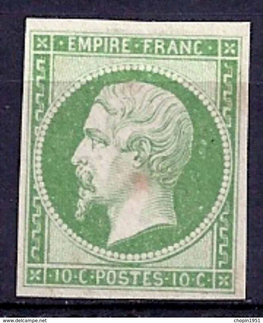 FRANCE - ESSAI POUR LA COULEUR - 10 CENTIMES VERT NAPOLÉON - Autres & Non Classés