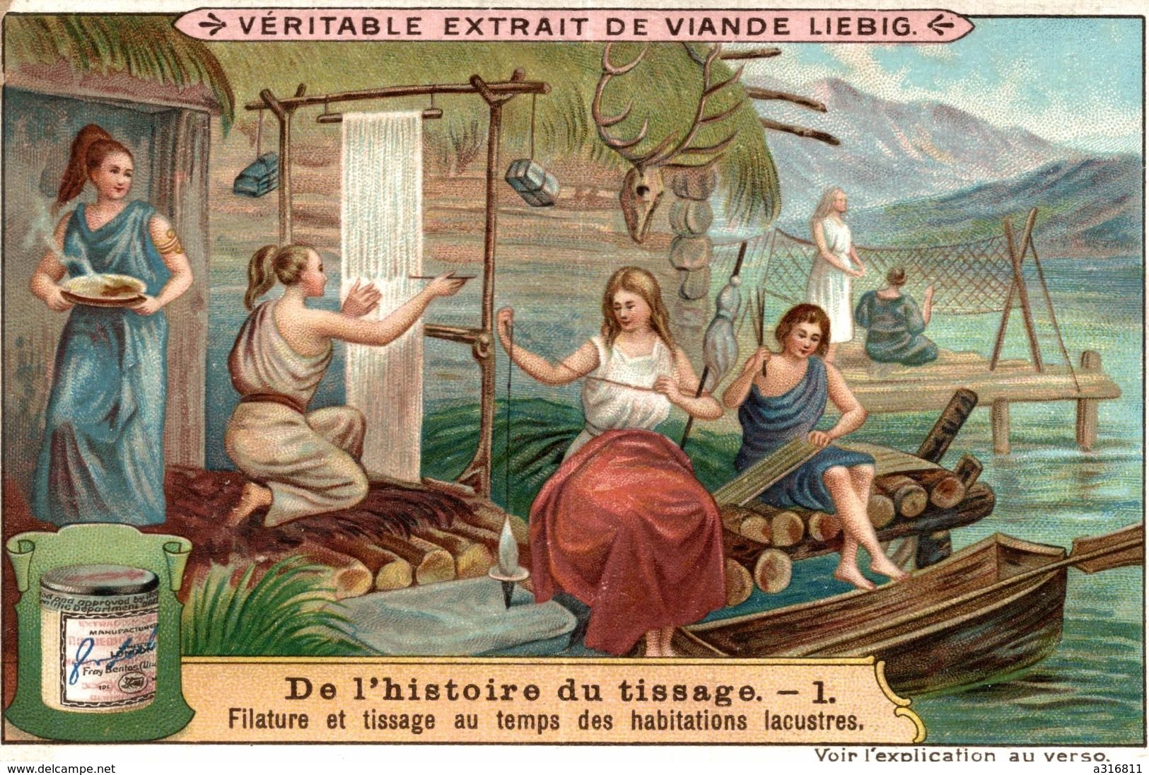 LIEBIG   DE LHISTOIRE DU TISSAGE - Liebig