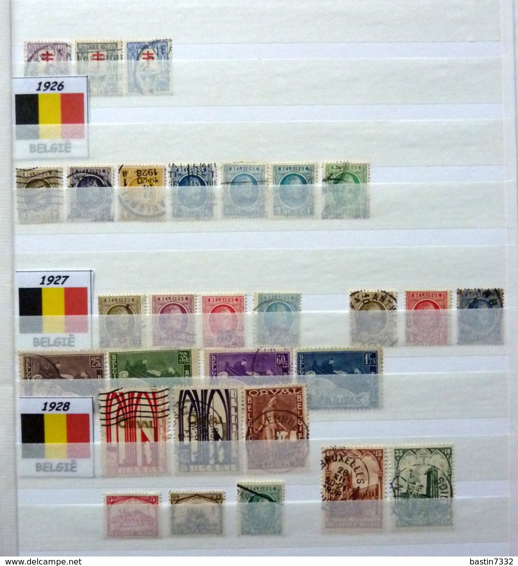 Belgium/Belgique collection in 3 stockbooks (mixed quality,gemengde kwaliteit,gemischte qualität,qualité mélangée)