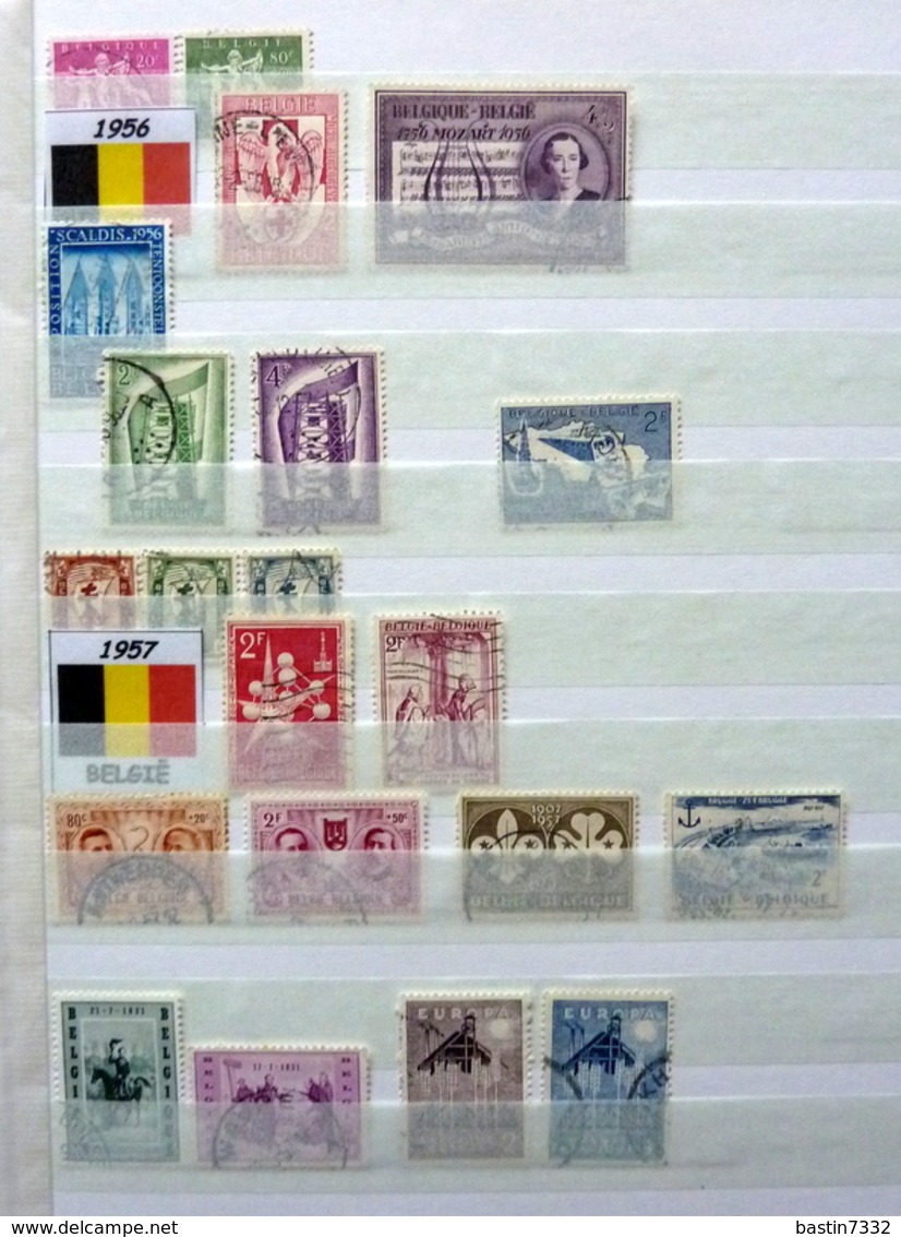 Belgium/Belgique collection in 3 stockbooks (mixed quality,gemengde kwaliteit,gemischte qualität,qualité mélangée)