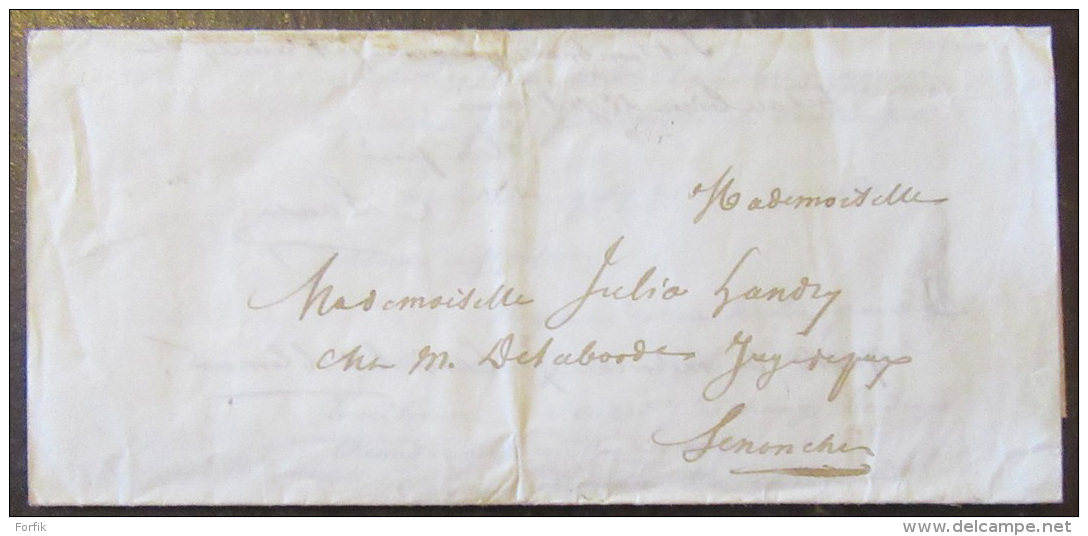 Manuscrit : Lettre Ancienne Vers 1850 - Manuscrits