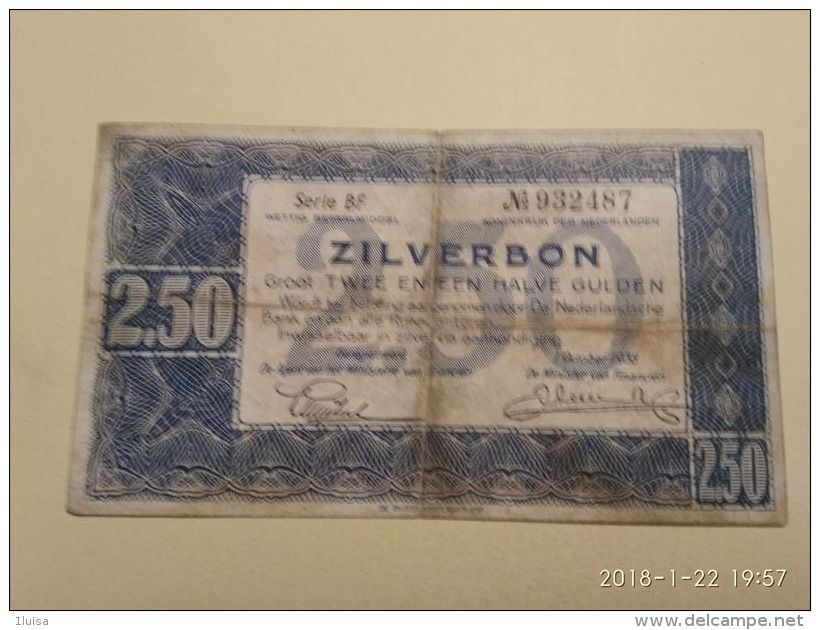 2 1/2 Gulden 1938 - 2 1/2 Gulden