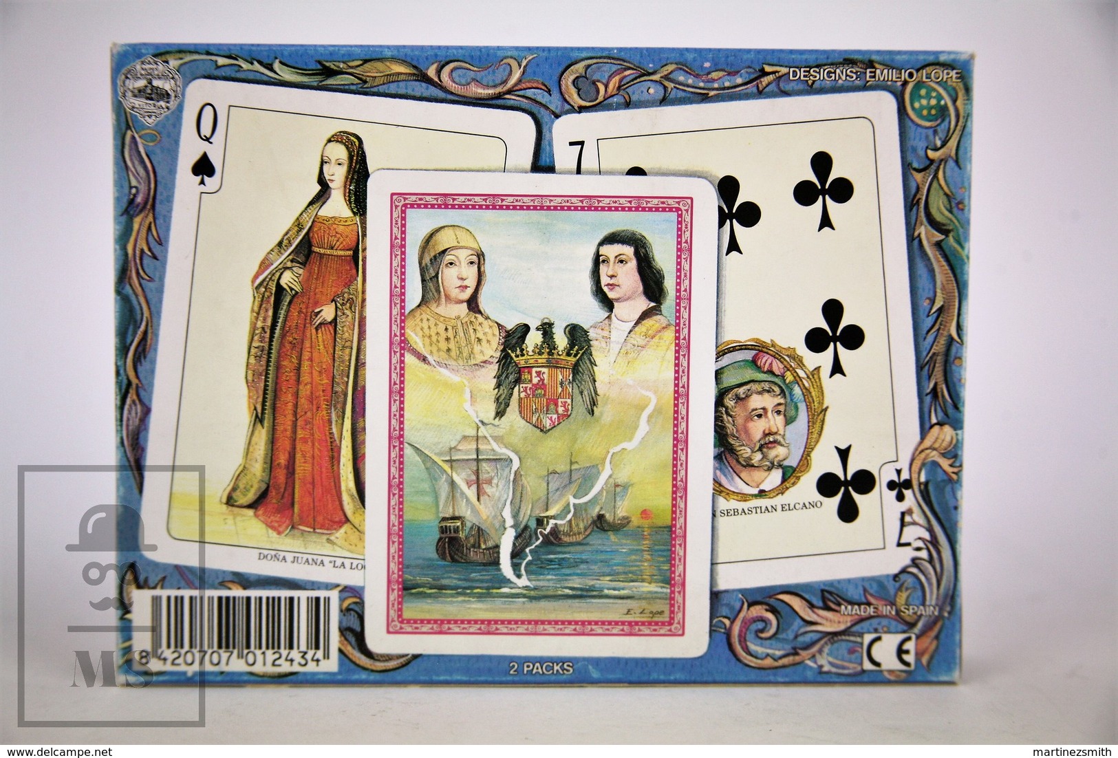 500th Anniversary Of The Discovery Of America By Christopher Columbus - Double Deck Playing Cards By H. Fournier, Spain - Playing Cards (classic)