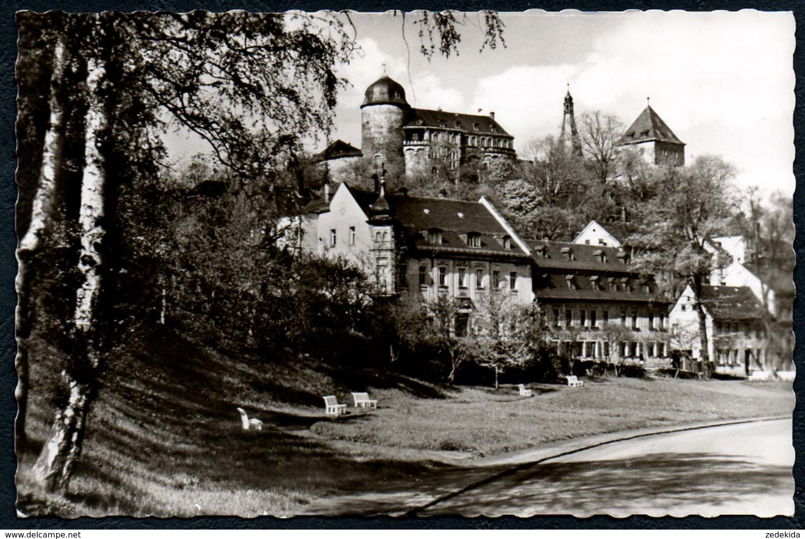 B0828 - Mylau - Blick Zur Burg - Nachdruck Stempel Rückseite DDR 1958 TOP - Mylau