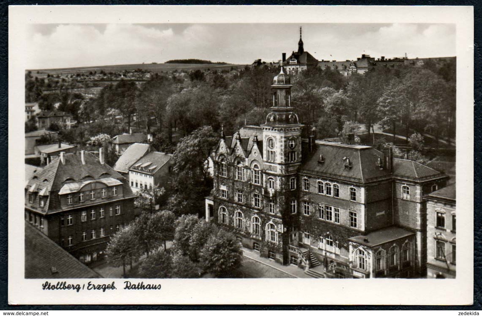 B0829 - Stollberg - Rathaus - Neubert - DDR 1956 TOP - Stollberg (Erzgeb.)