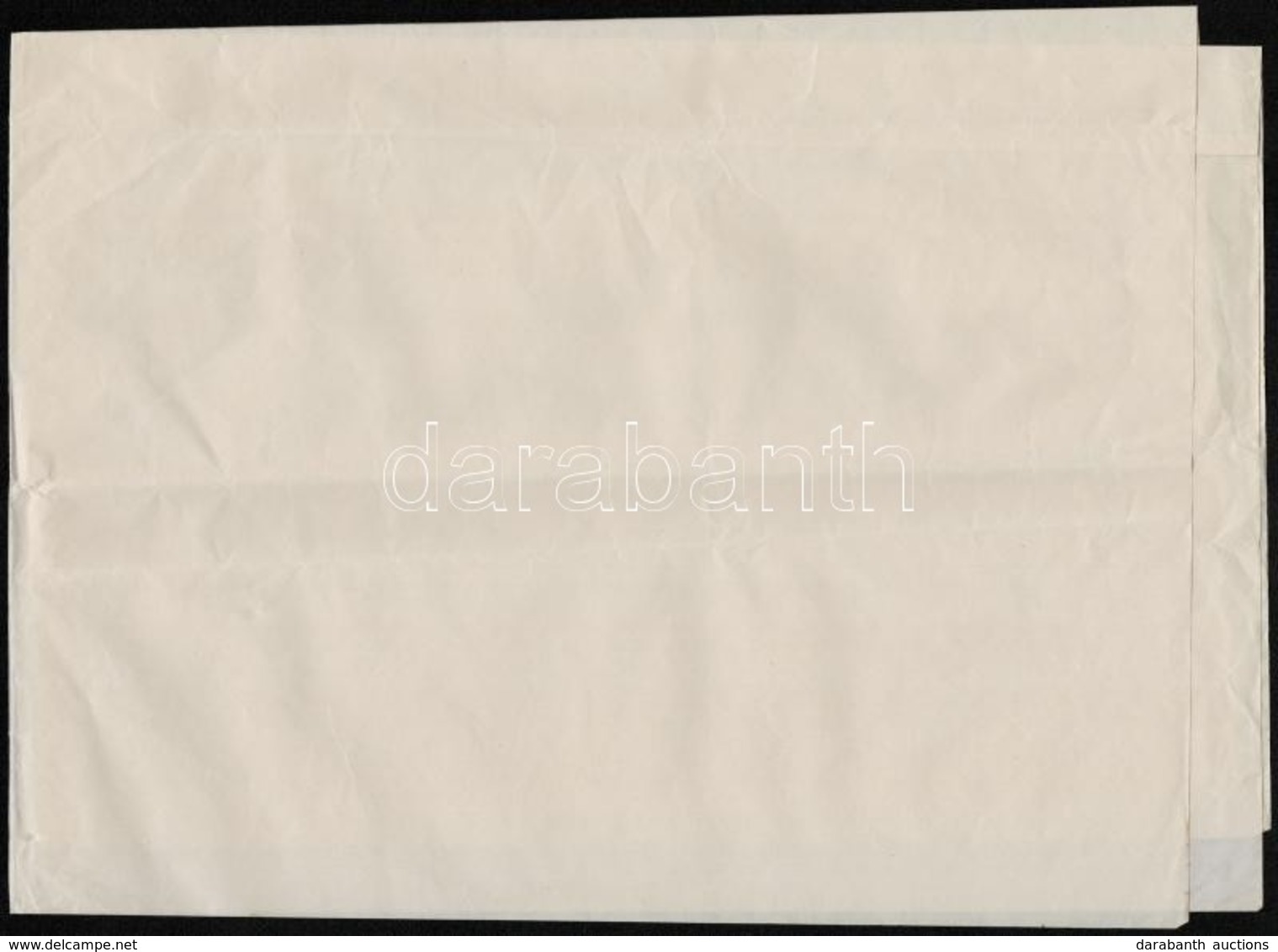 A/2 Hajtott ív Bélyegpapír IX. Vízjellel / A/2 Folded Sheet Of Stamp Paper With Watermark IX. - Andere & Zonder Classificatie