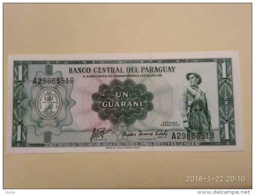 1 Garani 1952 - Paraguay