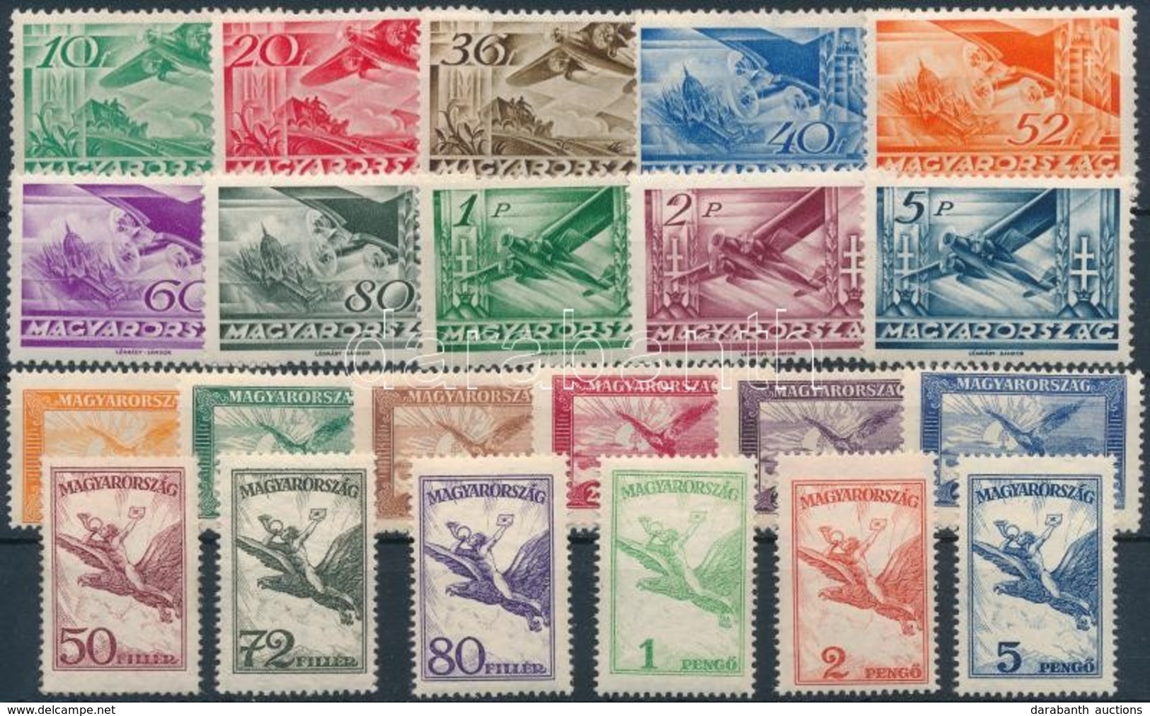 ** 1927-1936 Repülő (I.) és (III.) Sorok (21.500) - Andere & Zonder Classificatie