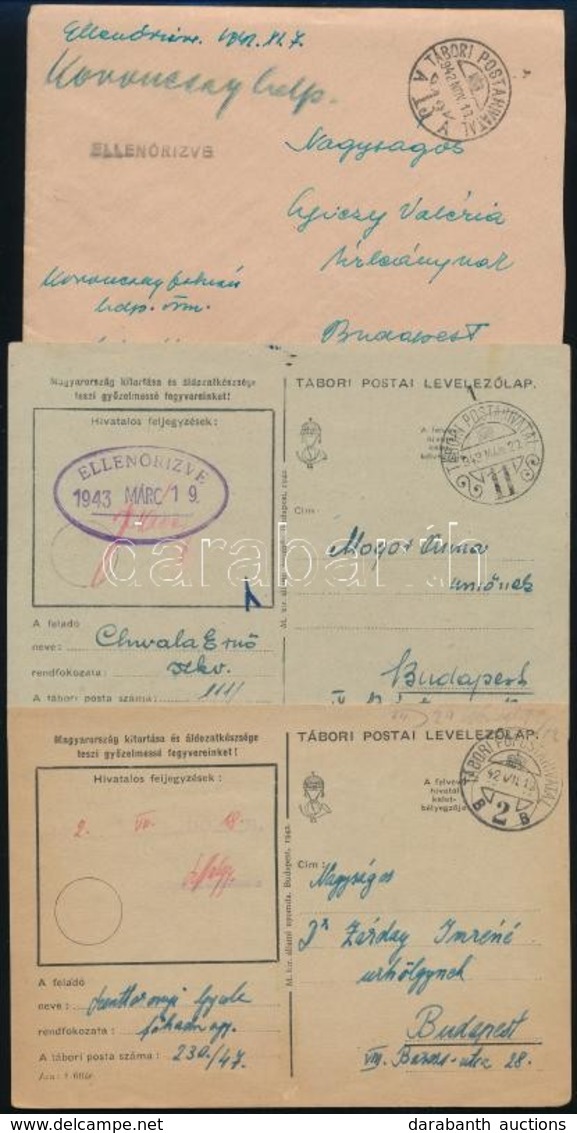 1940 - 1944 10 Db II. Világháborús Tábori Postai Levelezőlap - Other & Unclassified