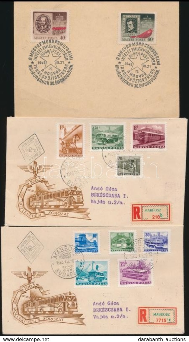 33 Db FDC Javarészt Az '50-es évekből (30.600) - Other & Unclassified