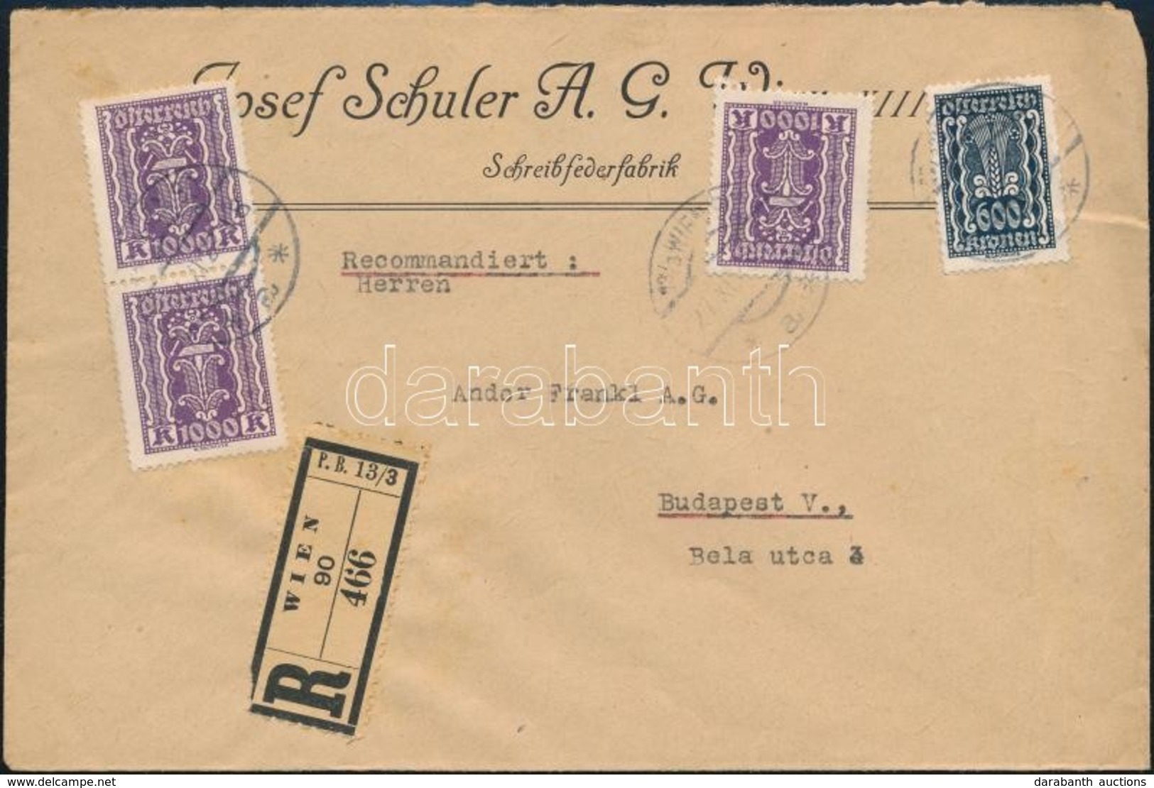 Ausztria 1923 - Andere & Zonder Classificatie