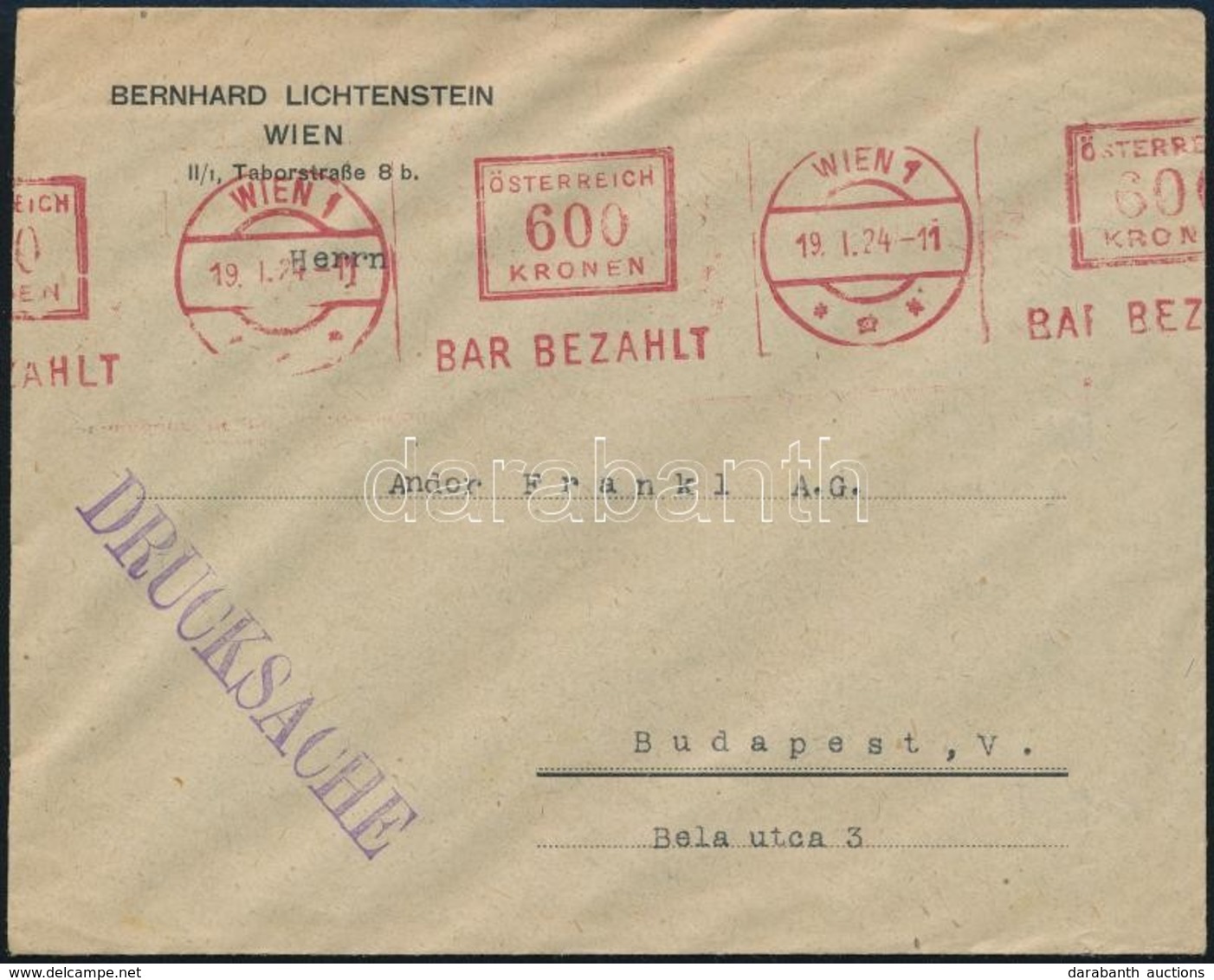Ausztria 1924 - Andere & Zonder Classificatie
