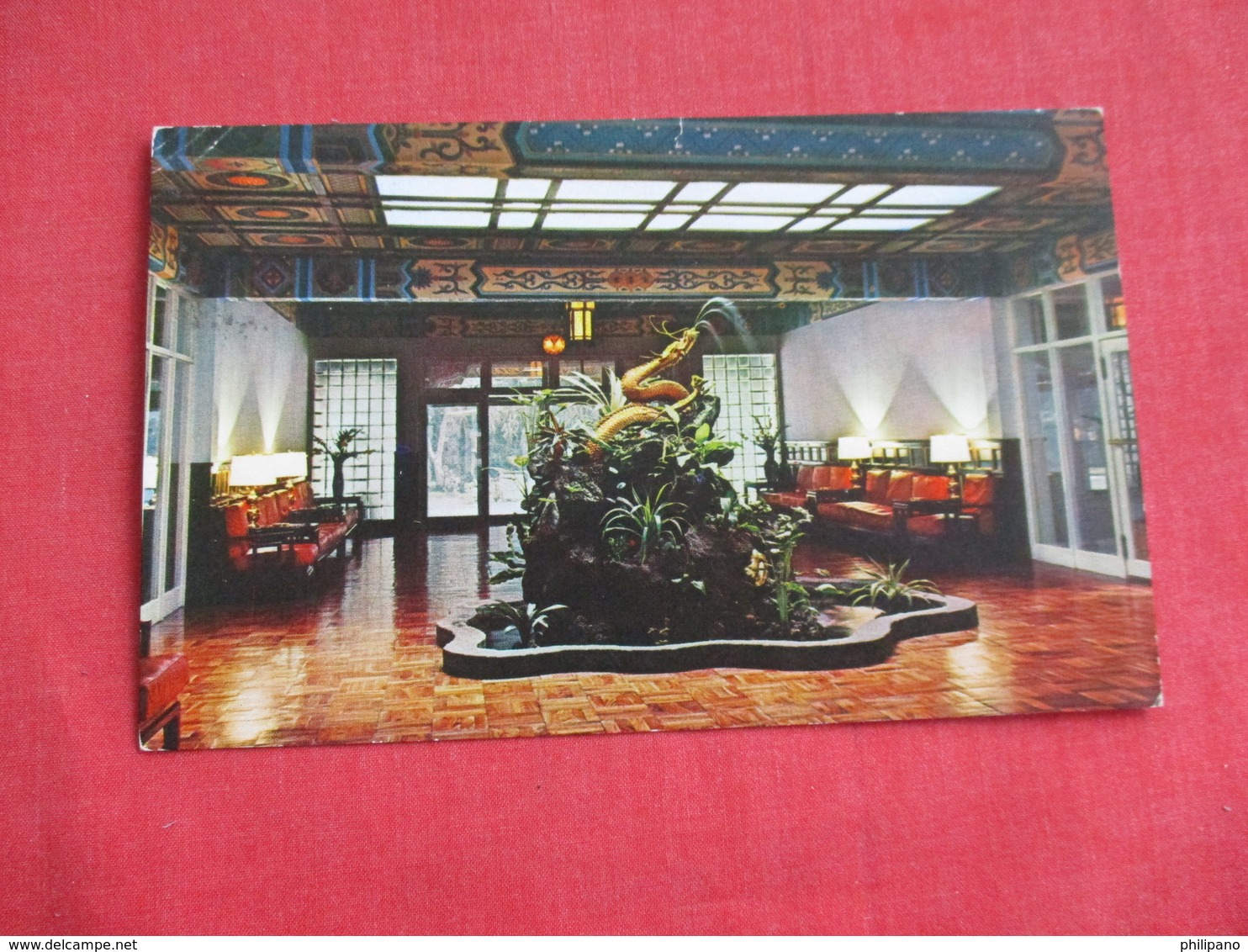 Golden Dragon Lobby Grand Hotel  Has Stamp & Cancel   Ref 2820 - Taiwan