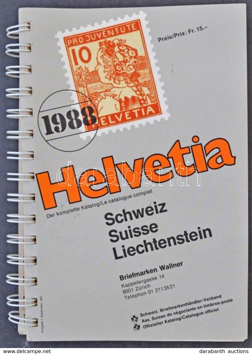 Svájc , Liechtenstein Speciál Katalógus 1988 - Other & Unclassified