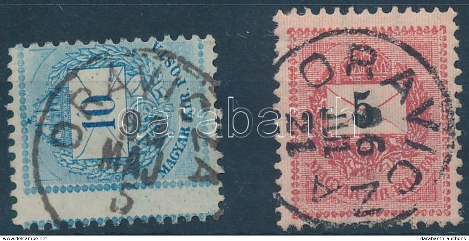 O 1881-1889 10kr Elfogazva, 5kr 'ORAVICZA' - Other & Unclassified