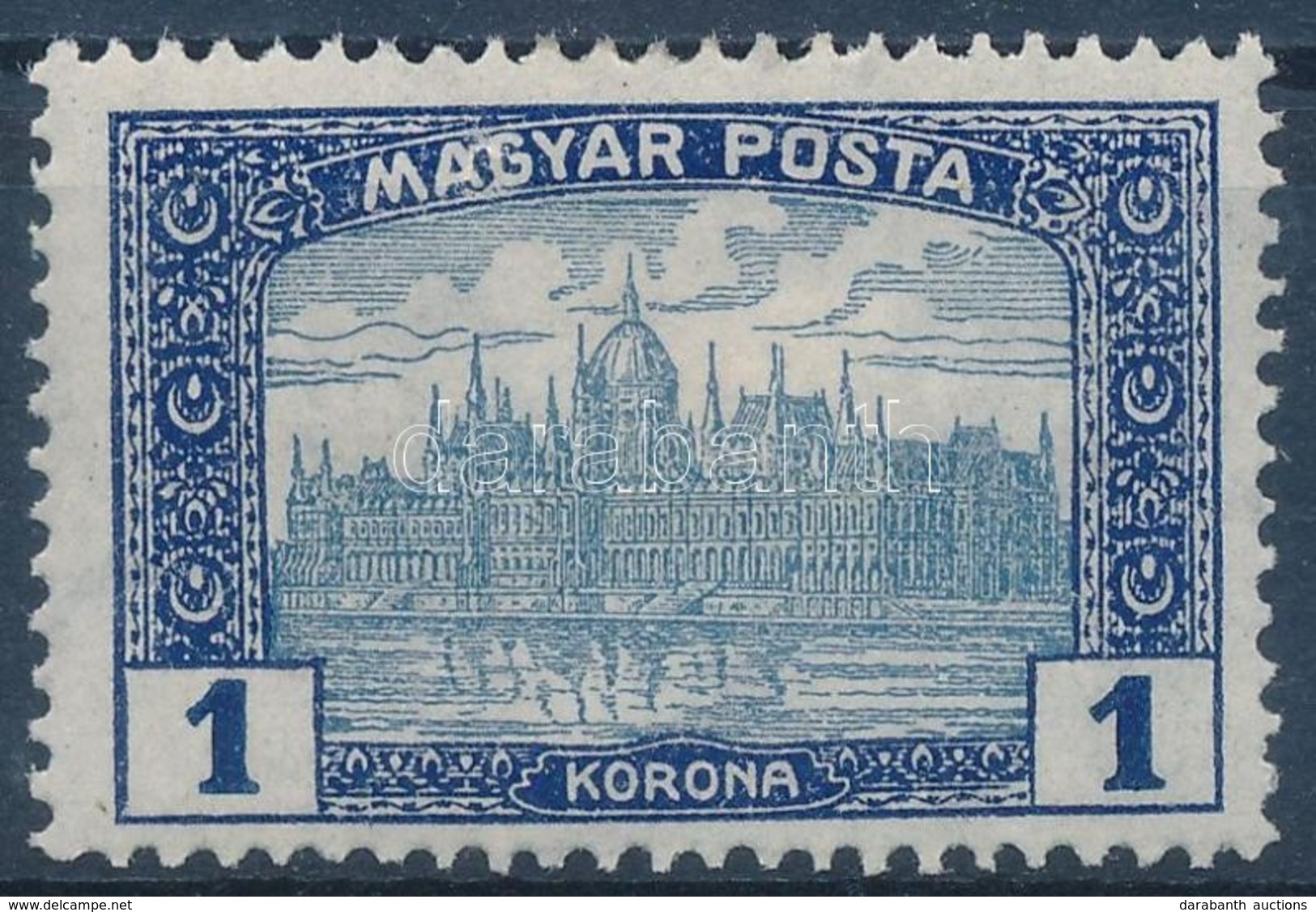 * 1919 Magyar Posta 1K, Kör A Magyar 'AG' Betűi Körül - Andere & Zonder Classificatie