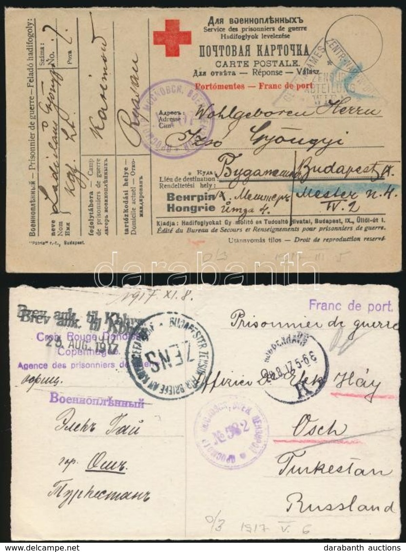 1917 2 Db Hadifogoly Levelezőlap - Other & Unclassified