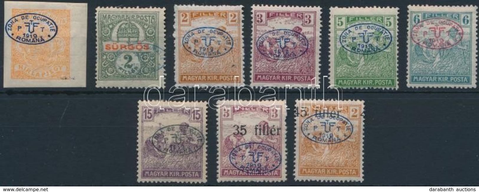 * Debrecen I. 1919 9 Klf Bélyeg Bodor Vizsgálójellel (5.500) - Other & Unclassified