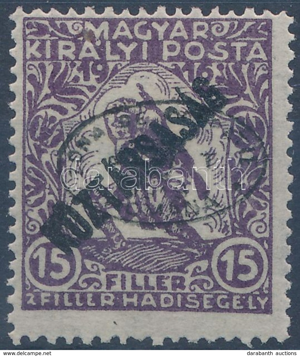 * Debrecen I. 1919 Hadisegély/Köztársaság III. 15f Garancia Nélkül (**25.000) - Other & Unclassified