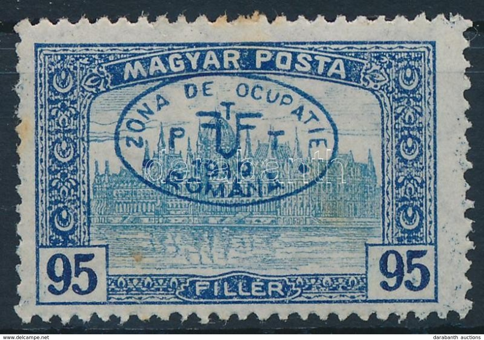 * Debrecen I. 1919 Magyar Posta 95f Garancia Nélkül (**50.000) (rozsda / Stain) - Andere & Zonder Classificatie