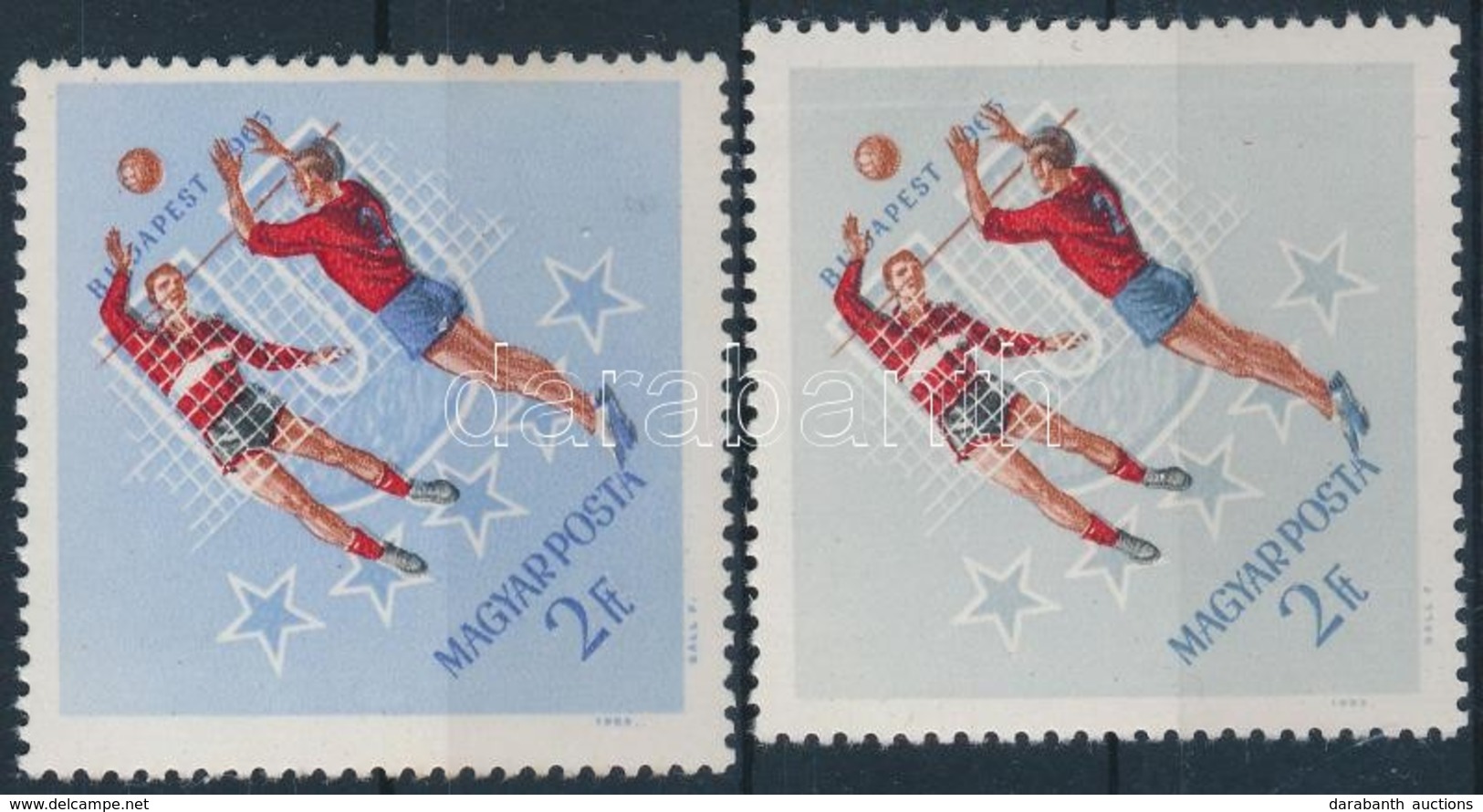 ** 1965 Universiade 2Ft Színeltérés + Támpéldány - Other & Unclassified