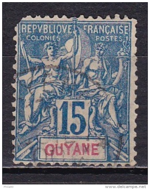 Guyane N°35 - Used Stamps