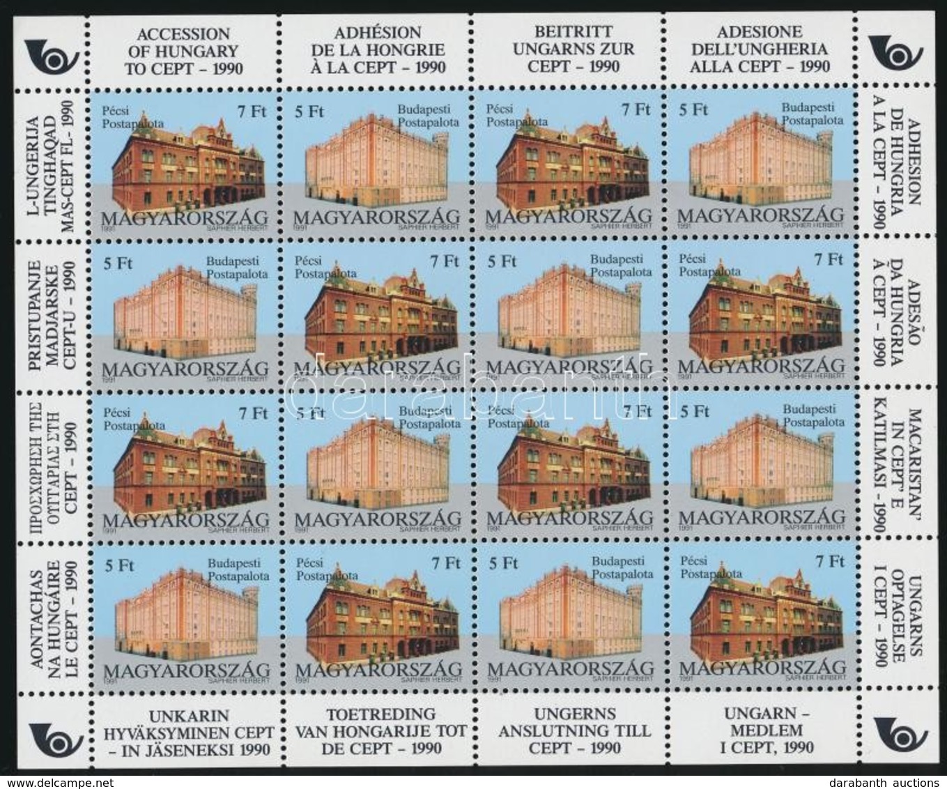 ** 1990 CEPT Kisív (20.000) - Andere & Zonder Classificatie