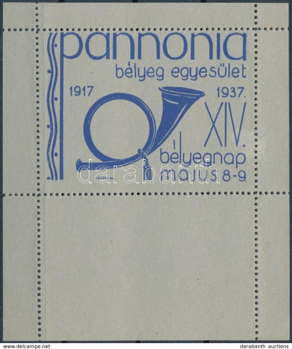 (*) 1937/2cb Pannóniai Bélyegegyesület Emlékív (10.000) - Andere & Zonder Classificatie