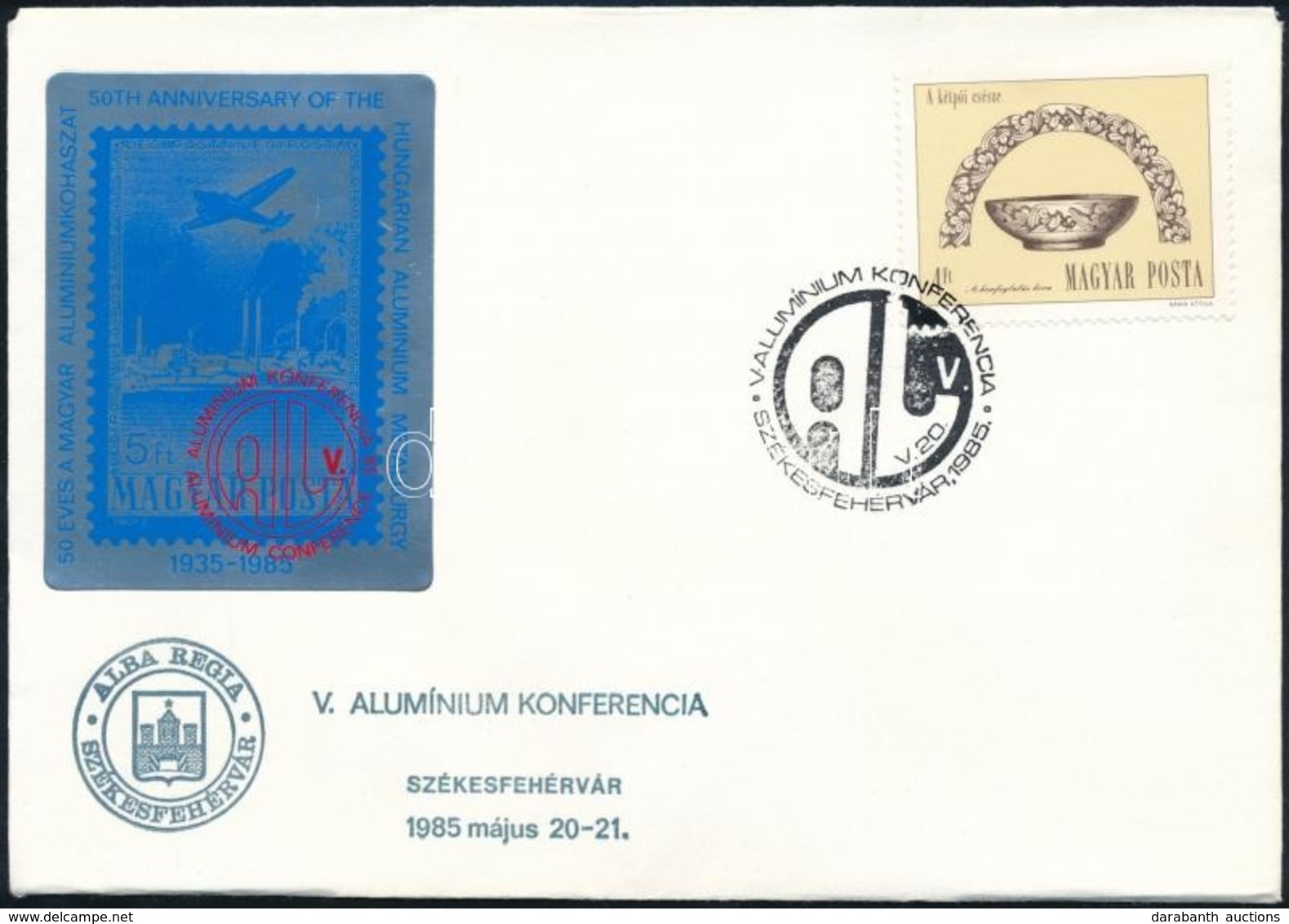 1985 Alumínium Emlékív FDC-n (12.000) - Andere & Zonder Classificatie
