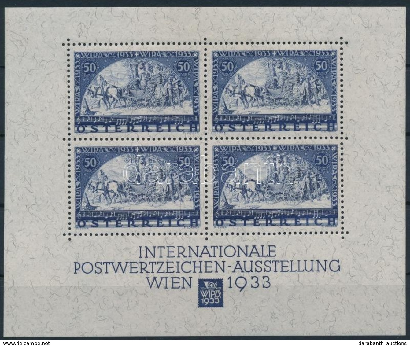 ** 1933 WIPA Blokk Mi 1 - Other & Unclassified