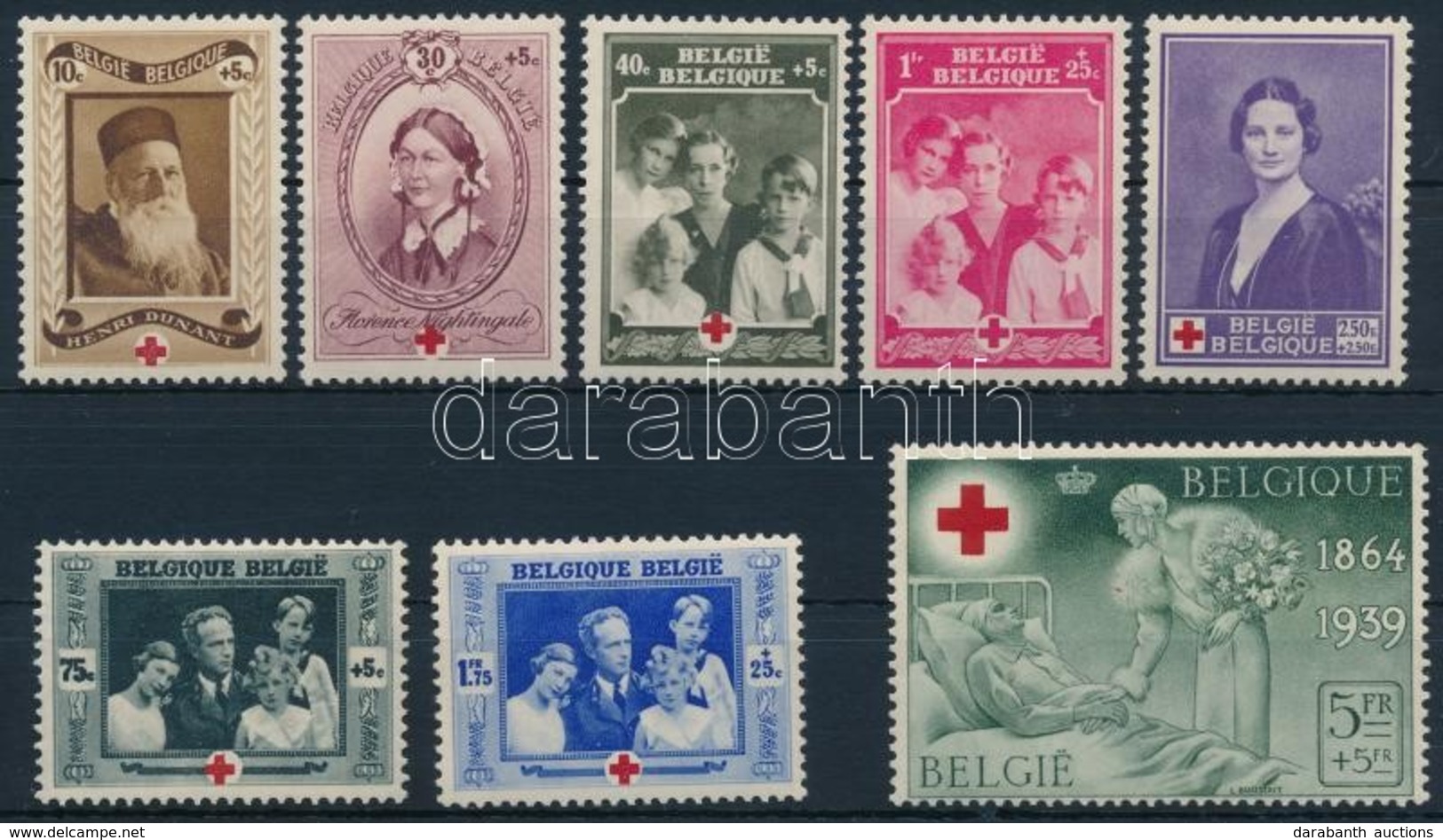 ** 1939 Vöröskereszt Sor Mi 497-504 - Andere & Zonder Classificatie