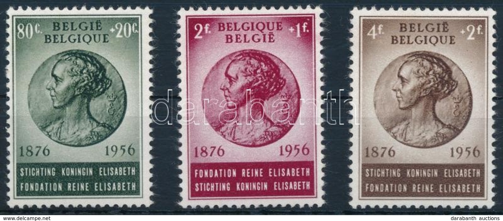 ** 1956 Erzsébet Királynő 80. Születésnapja Sor Mi 1040-1042 - Andere & Zonder Classificatie